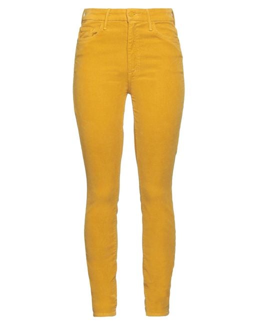 Mother Yellow Trouser