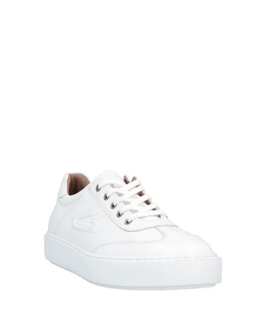 Alberto Guardiani White Trainers for men