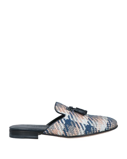 Testoni Blue Mules & Clogs for men