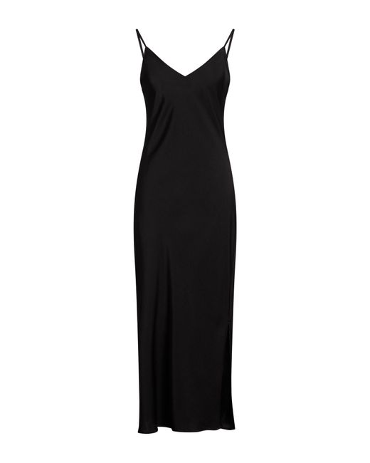 DKNY Black Maxi Dress Polyester