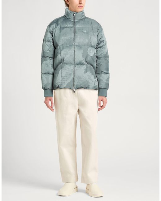 ARMANI EXCHANGE Blue Puffers for men