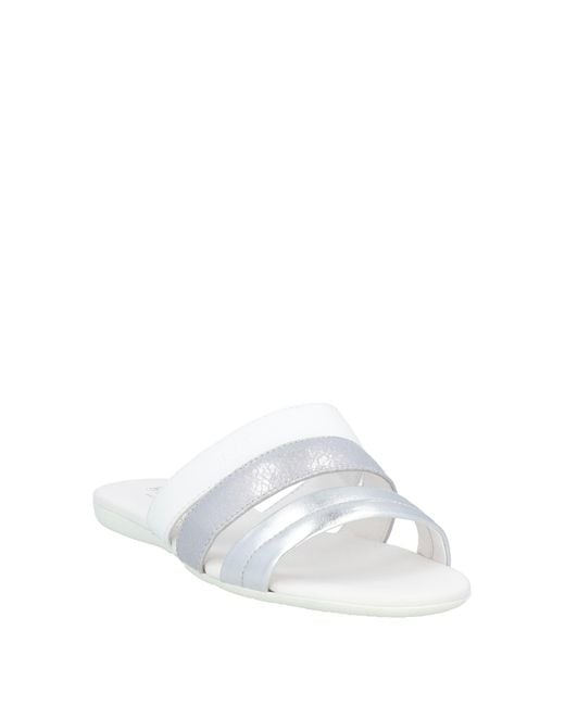 Hogan White Sandals Leather