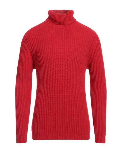 Retois Red Turtleneck for men