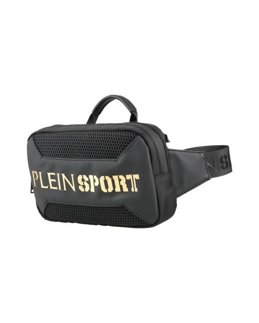 Philipp Plein Black Belt Bag for men