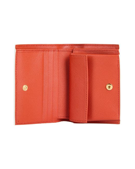 Marni Red Wallet Cow Leather, Brass