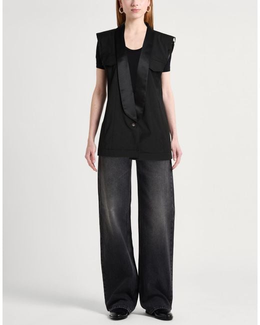 8pm Black Blazer Polyester, Wool, Elastane