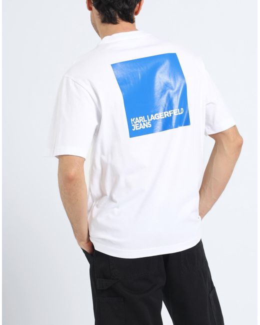 Camiseta Karl Lagerfeld de hombre de color White