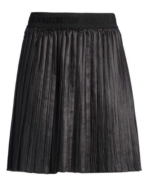 Versace Jeans Couture Black Mini Skirt Polyester
