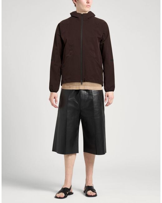 Herno Brown Jacket Polyester for men