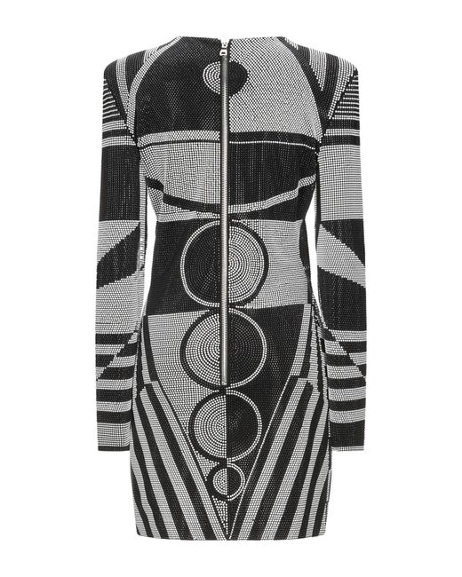 Balmain Gray Mini Dress
