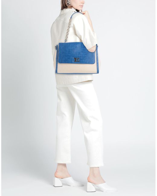 Ermanno Scervino Blue Shoulder Bag