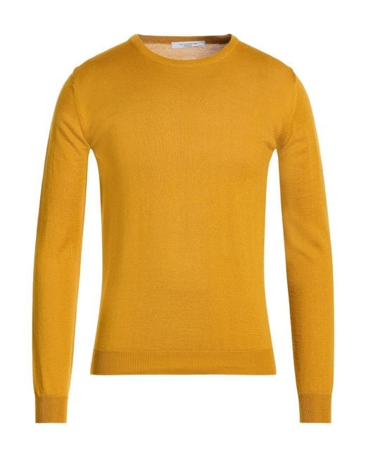 Gazzarrini Yellow Sweater Wool, Acrylic for men