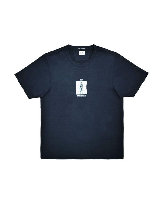 T-shirt di C P Company in Blue da Uomo