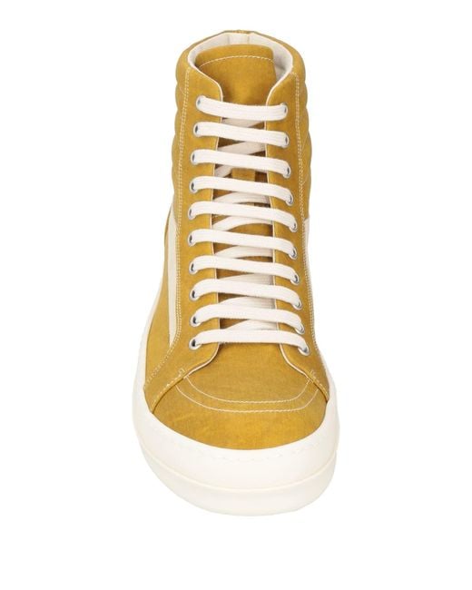 Rick Owens Yellow Trainers for men