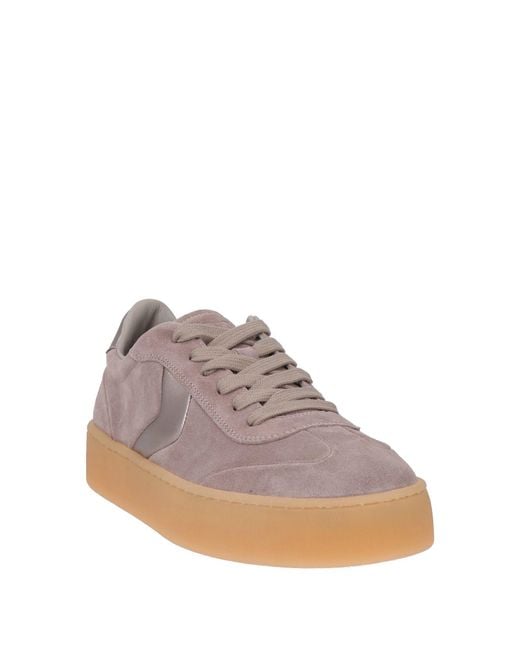 Voile Blanche Brown Lilac Sneakers Goat Skin