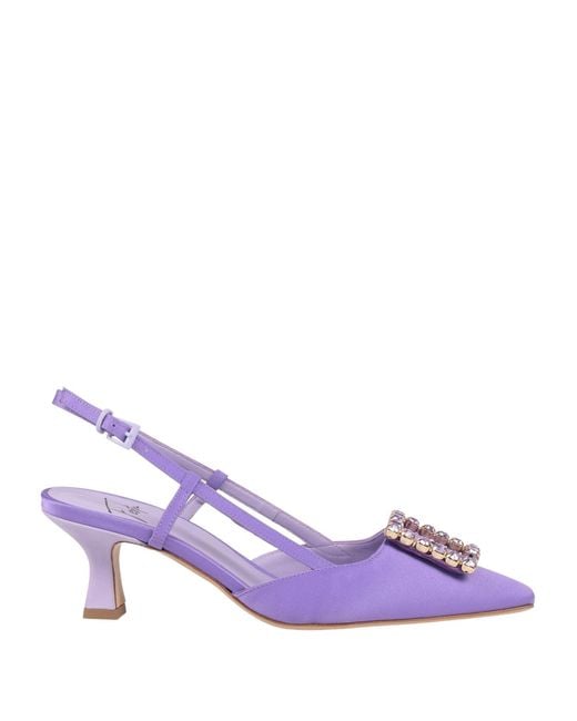 Roberto Festa Purple Pumps