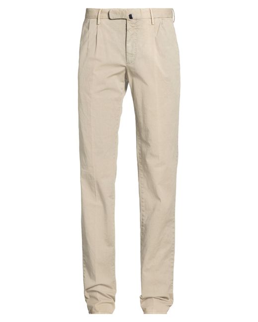 Incotex Natural Pants Cotton, Elastane for men