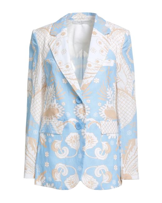 Herzensangelegenheit Blue Sky Blazer Linen, Cotton