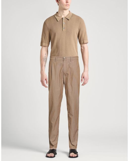 Siviglia Natural Pants Polyester, Cotton, Elastane for men