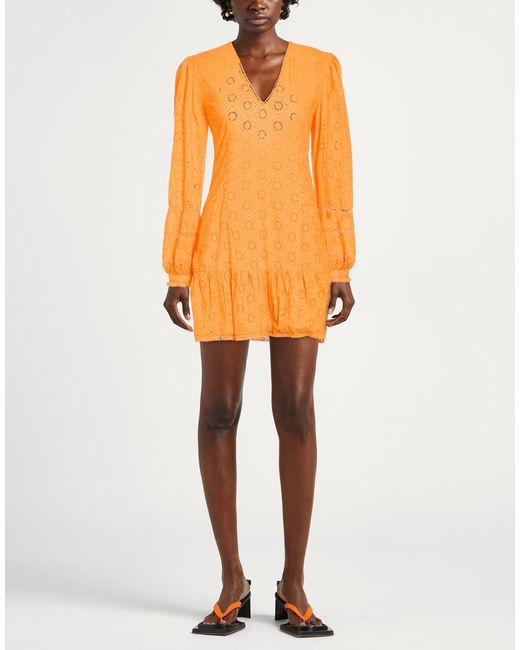 Twinset Orange Mini Dresses