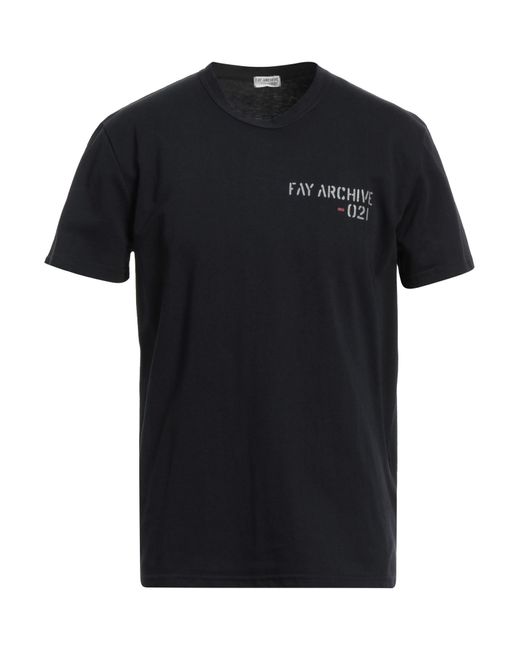 FAY ARCHIVE Black T-shirt for men