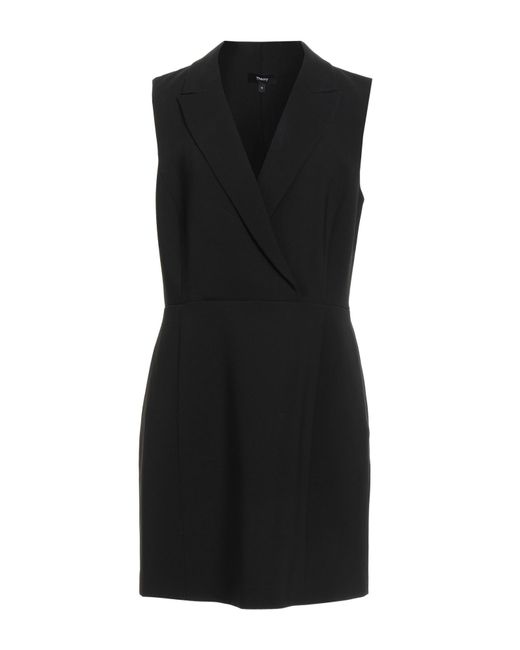 Theory Black Mini Dress