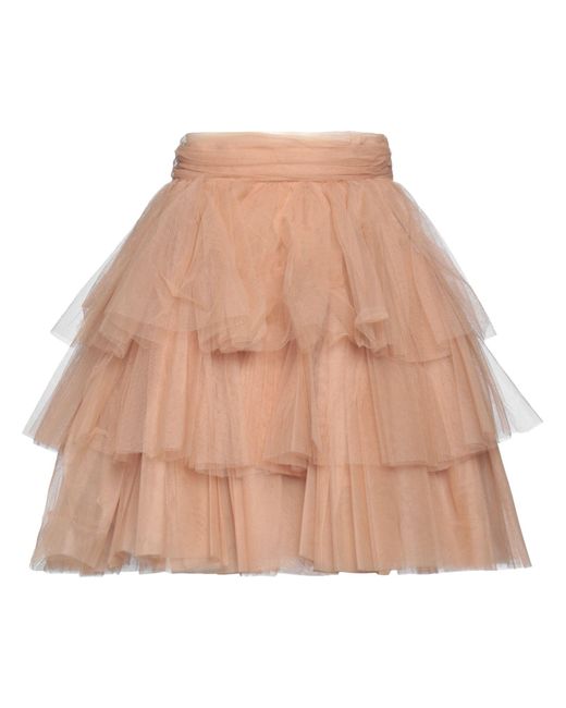 Pinko Natural Mini Skirt