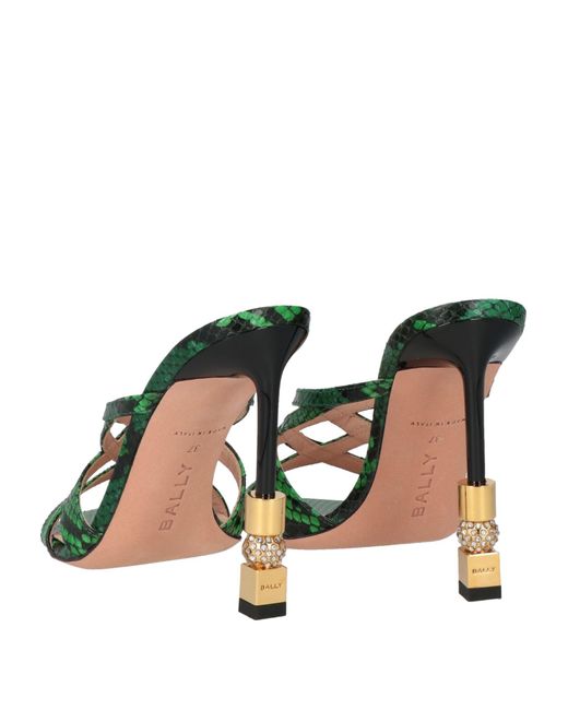 Bally Green Sandals