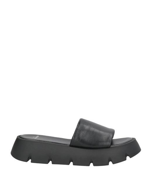 COPENHAGEN Gray Sandals Leather