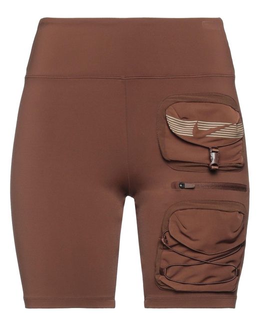 Nike Brown Shorts & Bermuda Shorts