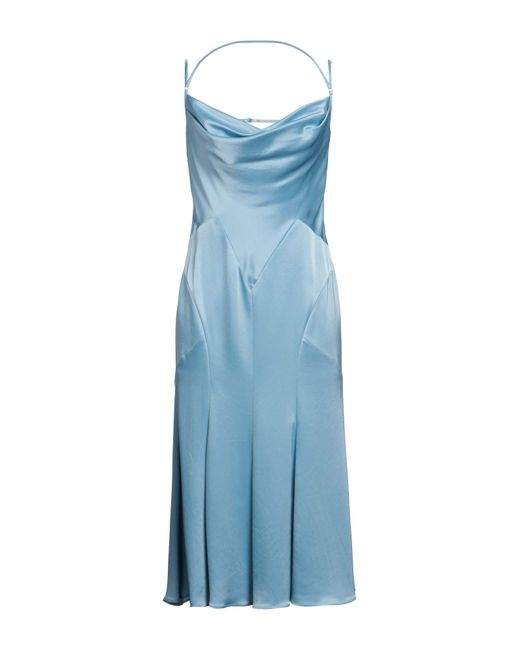 Trussardi Blue Midi Dress