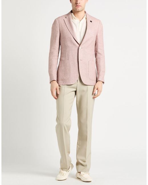 Lardini Pink Blazers for men