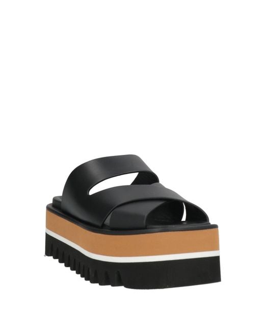 Paloma Barceló Black Garner Sandals Leather