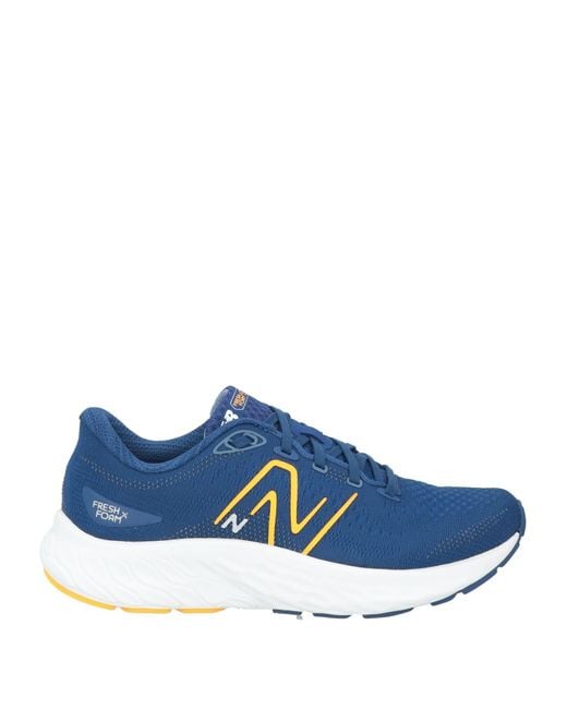 New Balance Blue Sneakers Textile Fibers for men