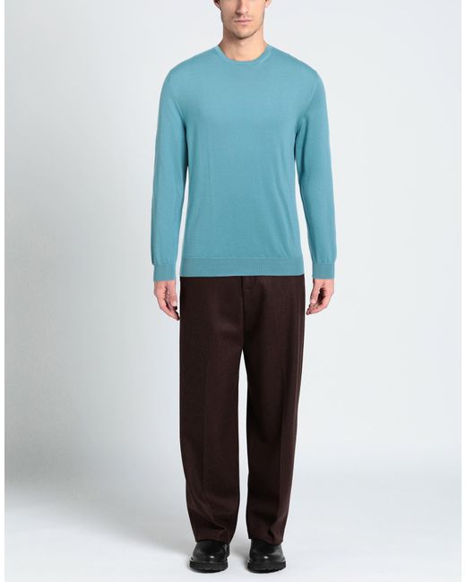 Drumohr Blue Sweater for men