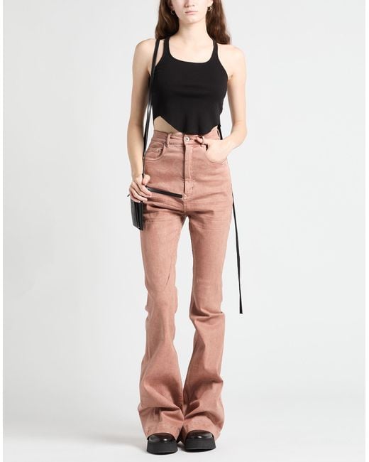 Rick Owens Pink Jeans