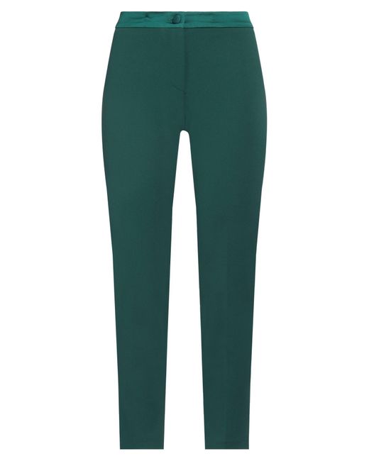 Rinascimento Green Pants Polyester, Elastane