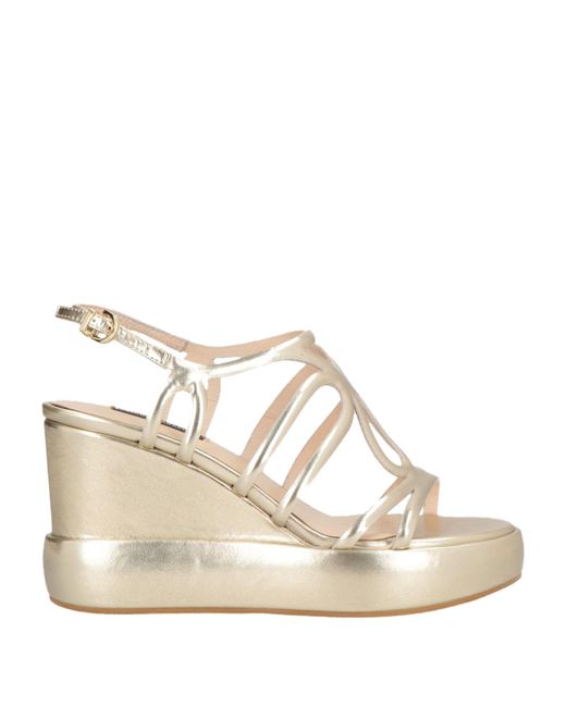 Luciano Barachini Natural Sandals Leather