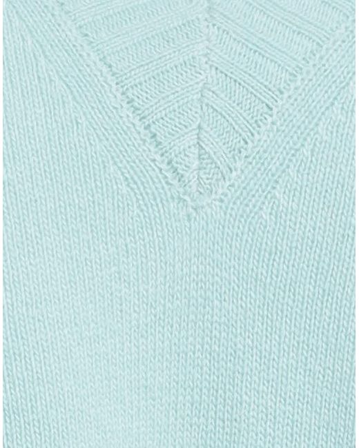 Roberto Collina Blue Sweater Merino Wool, Cashmere