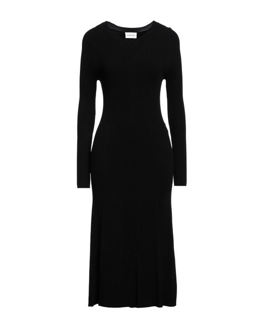 P.A.R.O.S.H. Black Midi Dress
