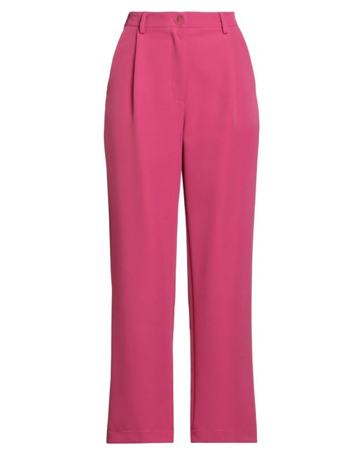 Haveone Pink Pants Polyester, Elastane