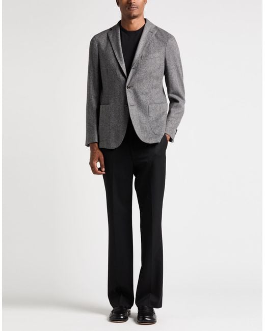 Boglioli Black Blazer for men