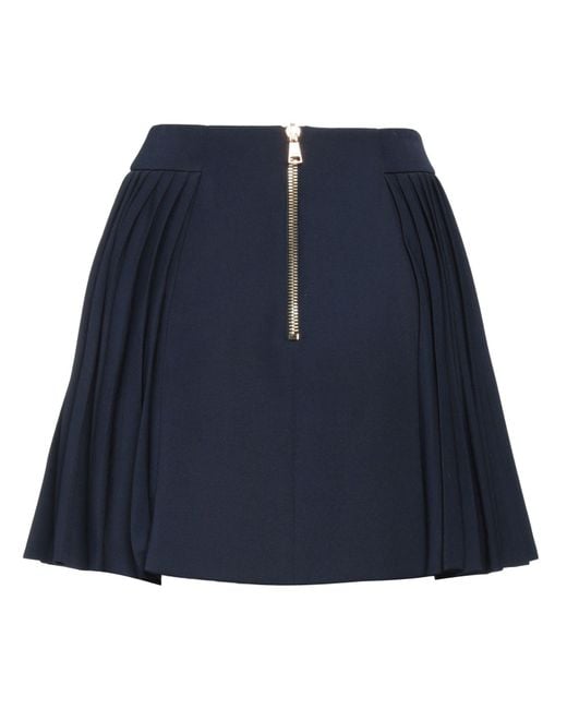 Balmain Blue Mini Skirt