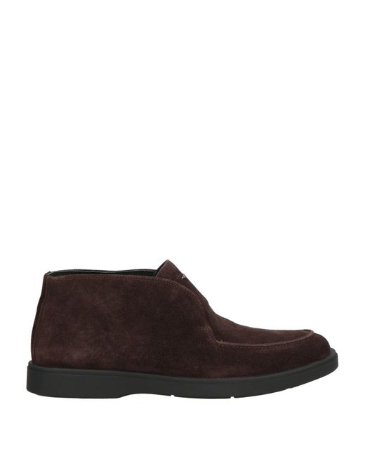 Alberto Guardiani Brown Ankle Boots for men
