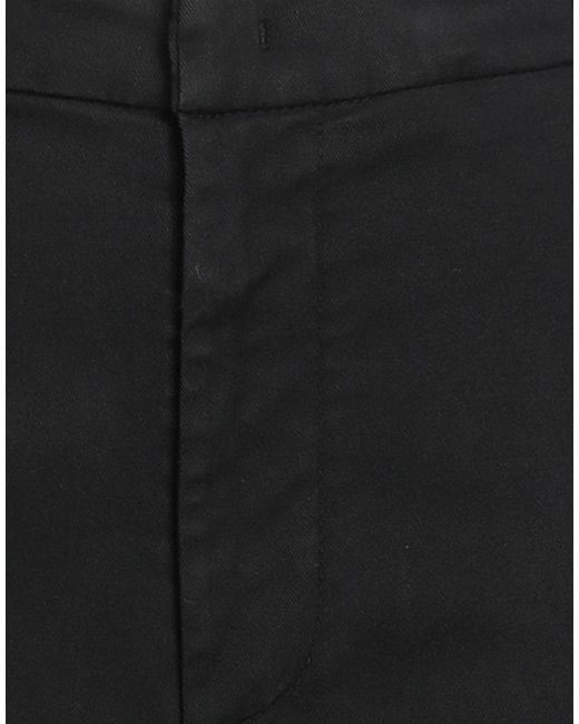 Dondup Black Pants Cotton, Lyocell, Elastane