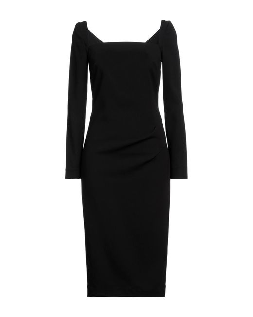IRO Black Midi-Kleid