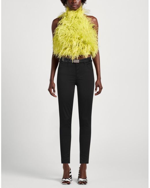 Liu Jo Black Pants Cotton, Polyester, Elastane