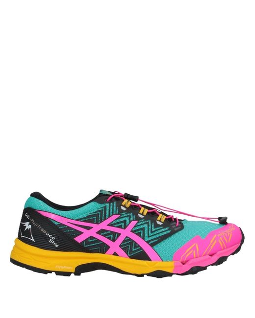 asics multi coloured trainers
