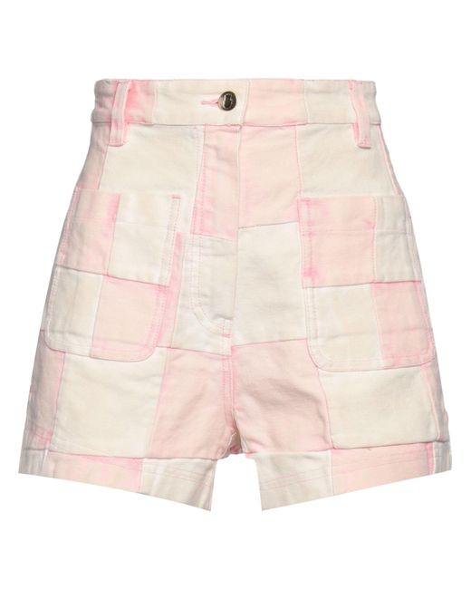 Manoush Pink Denim Shorts