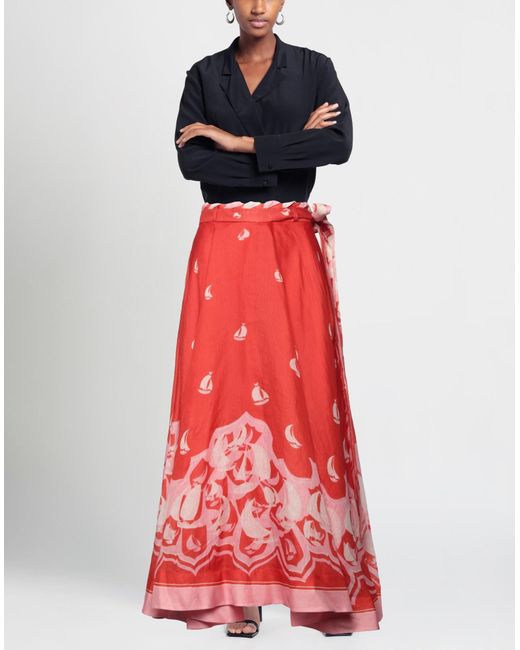 Gonna Lunga di Zimmermann in Red